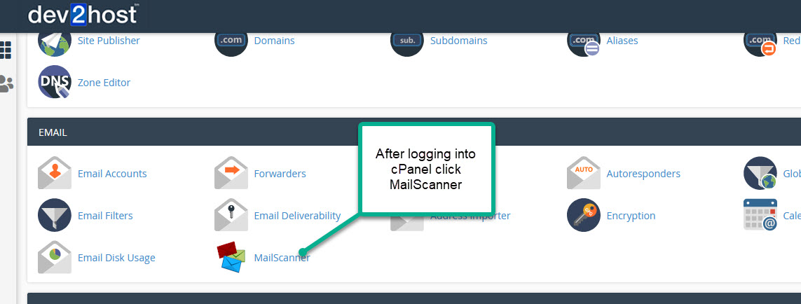 MailScanner Login