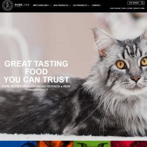 Woo eCommerce Website - Pureluxepetfood