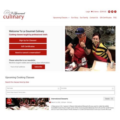 Woo eCommerce Website - LeGourmet Culinary